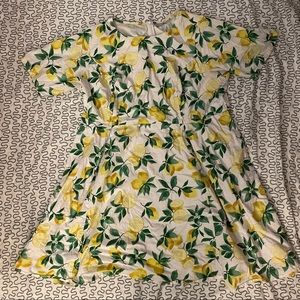 ESHAKTI custom plus size lemon dress